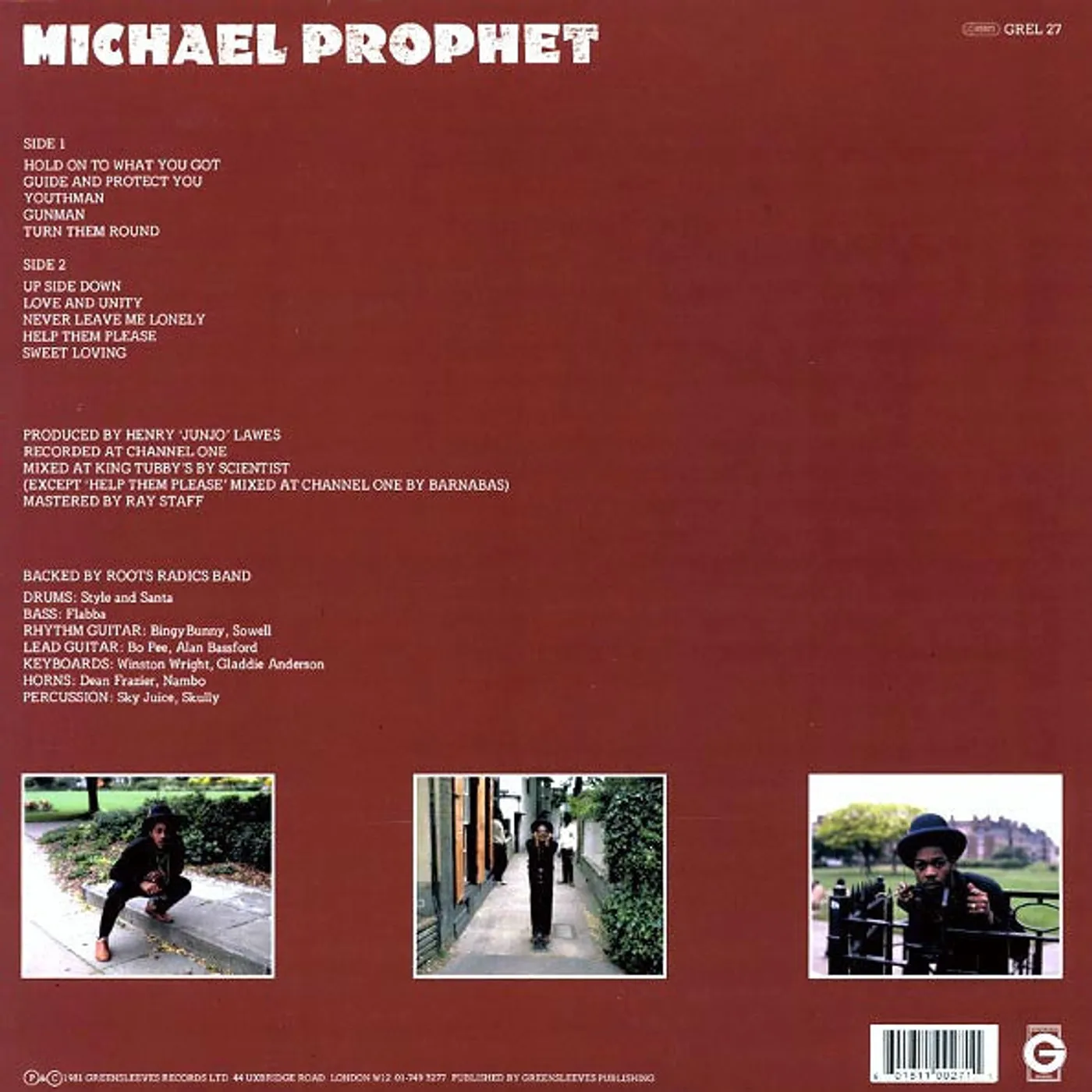 Michael Prophet  LP -  Gunman (Vinyl)