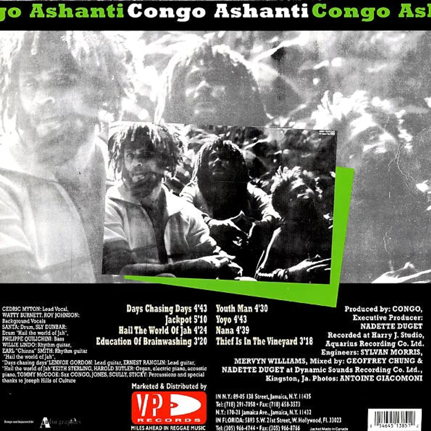 The Congos  LP -  Congo Ashanti (Vinyl)