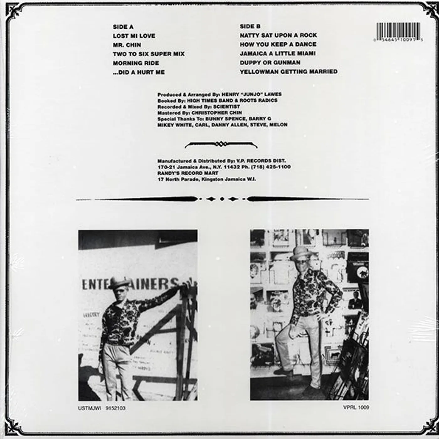 Yellowman  LP -  Duppy Or Gunman (Vinyl)