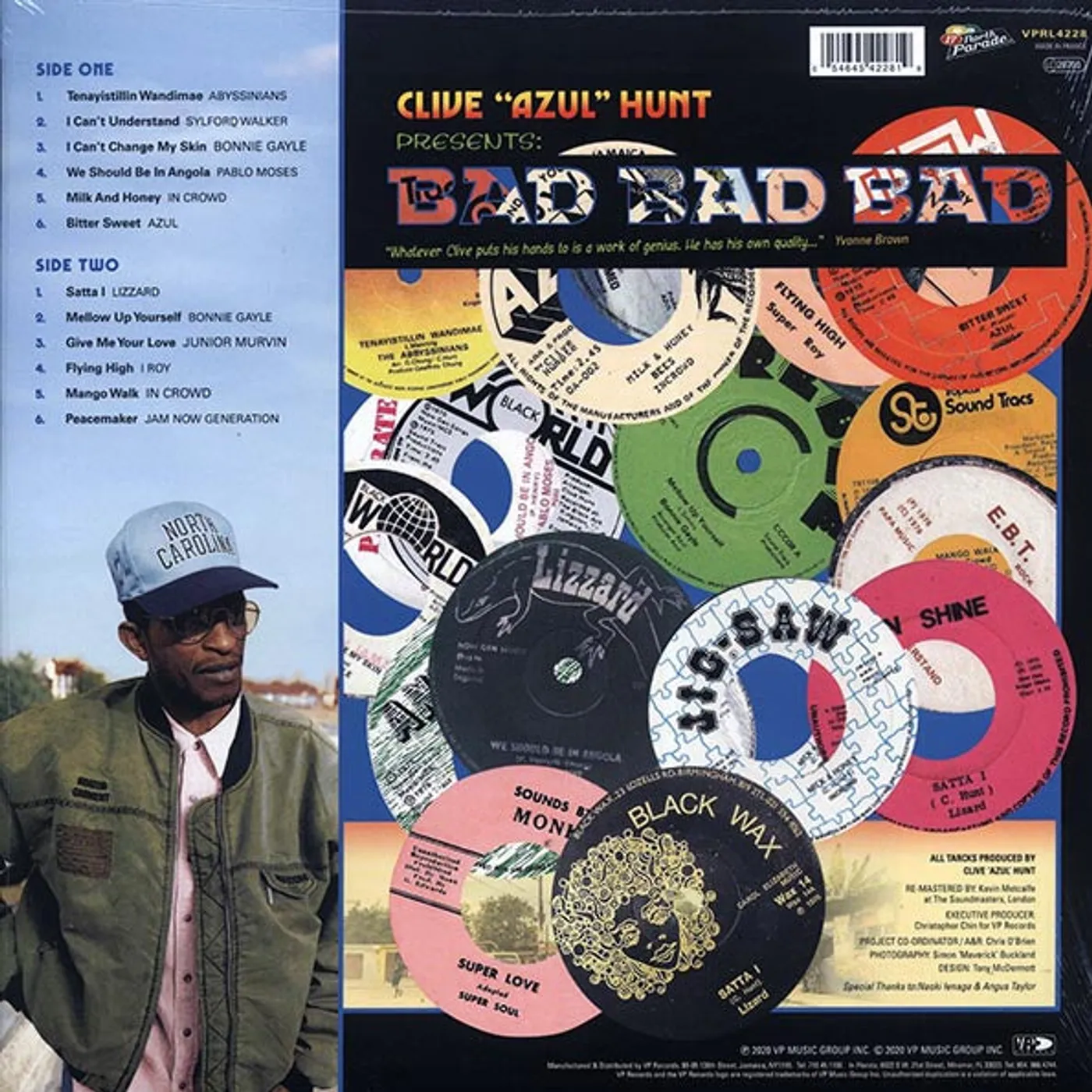 The Abyssinians, Sylford Walker, Pablo Moses, Etc.  LP -  Clive Hunt Presents Bad Bad Bad (Vinyl)