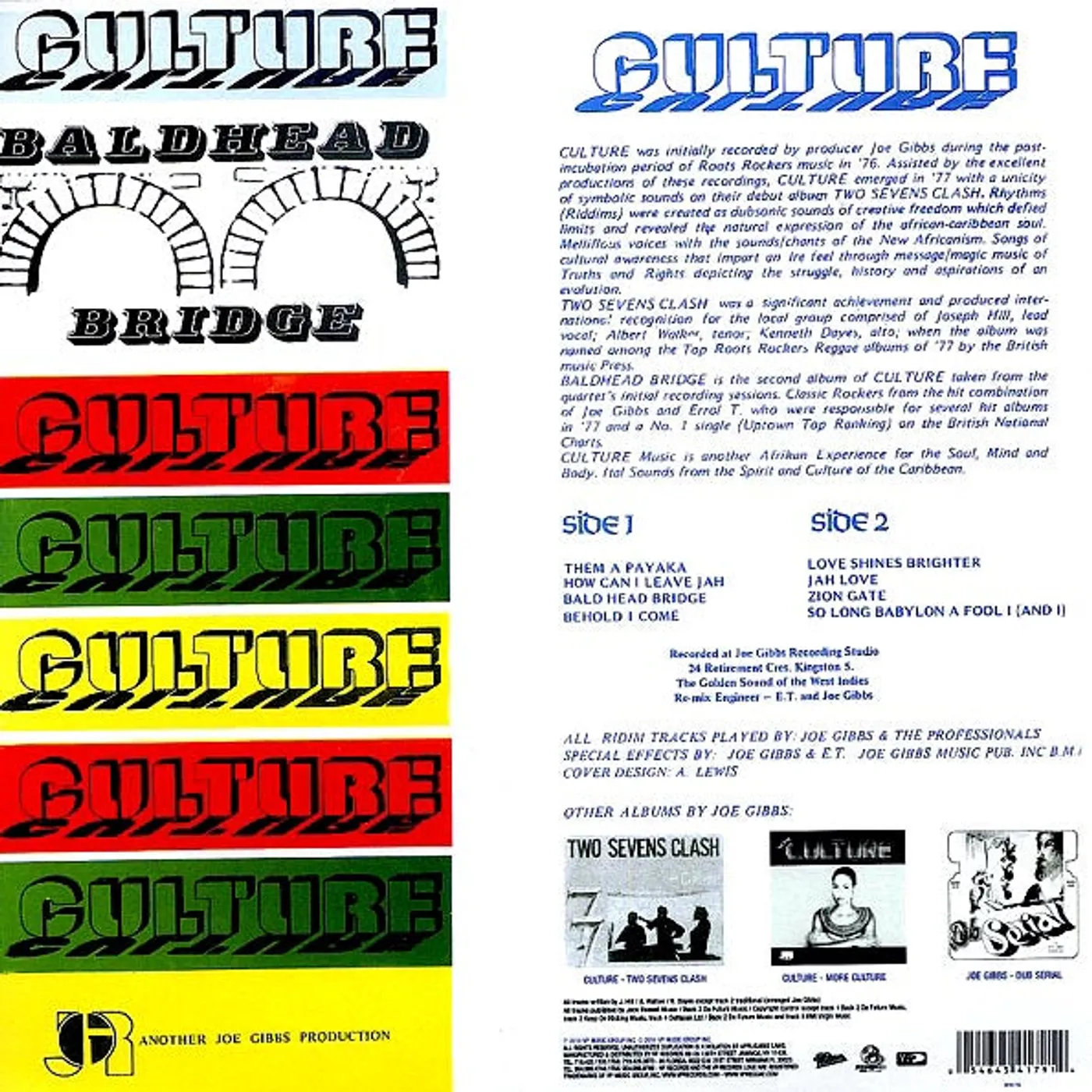 Culture  LP -  Baldhead Bridge (Vinyl)
