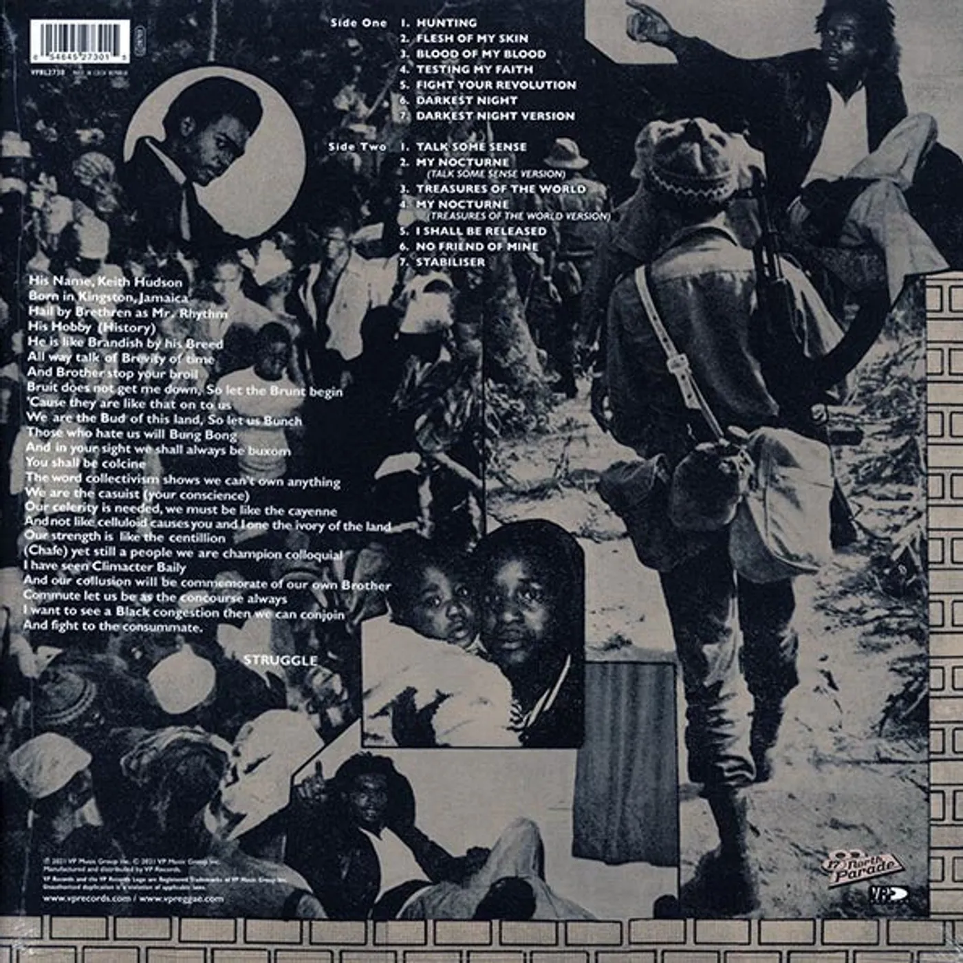 Keith Hudson  LP -  Flesh Of My Skin (+ 3 bonus tracks) (remastered) (Vinyl)