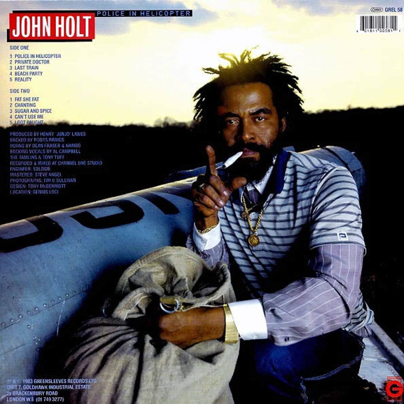 John Holt  LP -  Police In Helicopter (Vinyl)