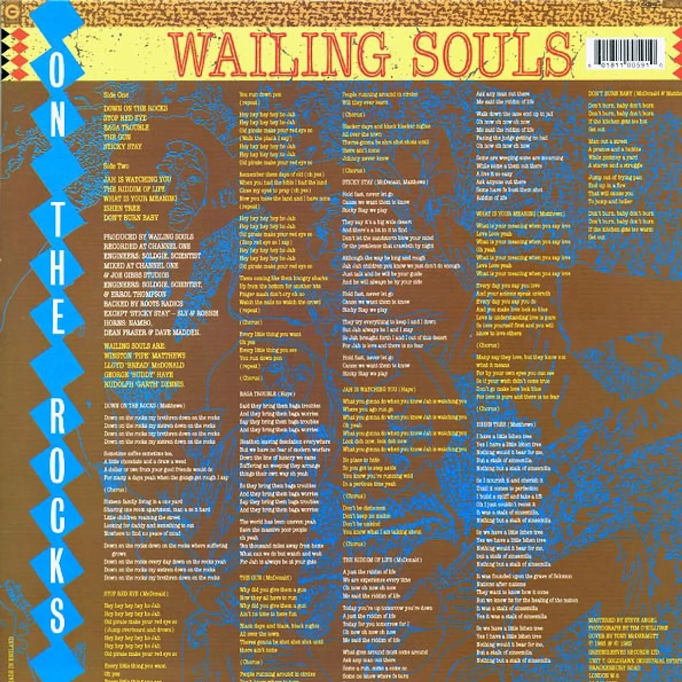 Wailing Souls  LP -  On The Rocks (Vinyl)
