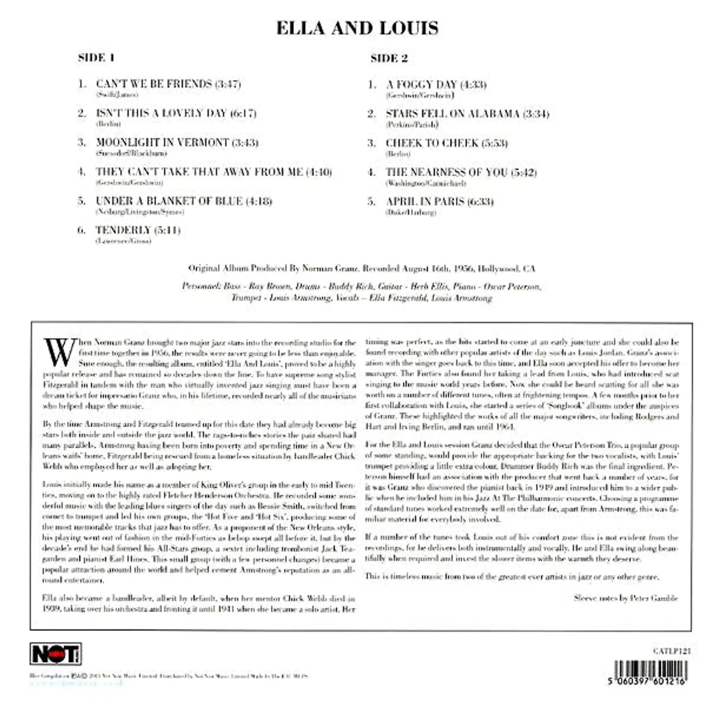 Ella Fitzgerald, Louis Armstrong  LP -  Ella & Louis (Vinyl)