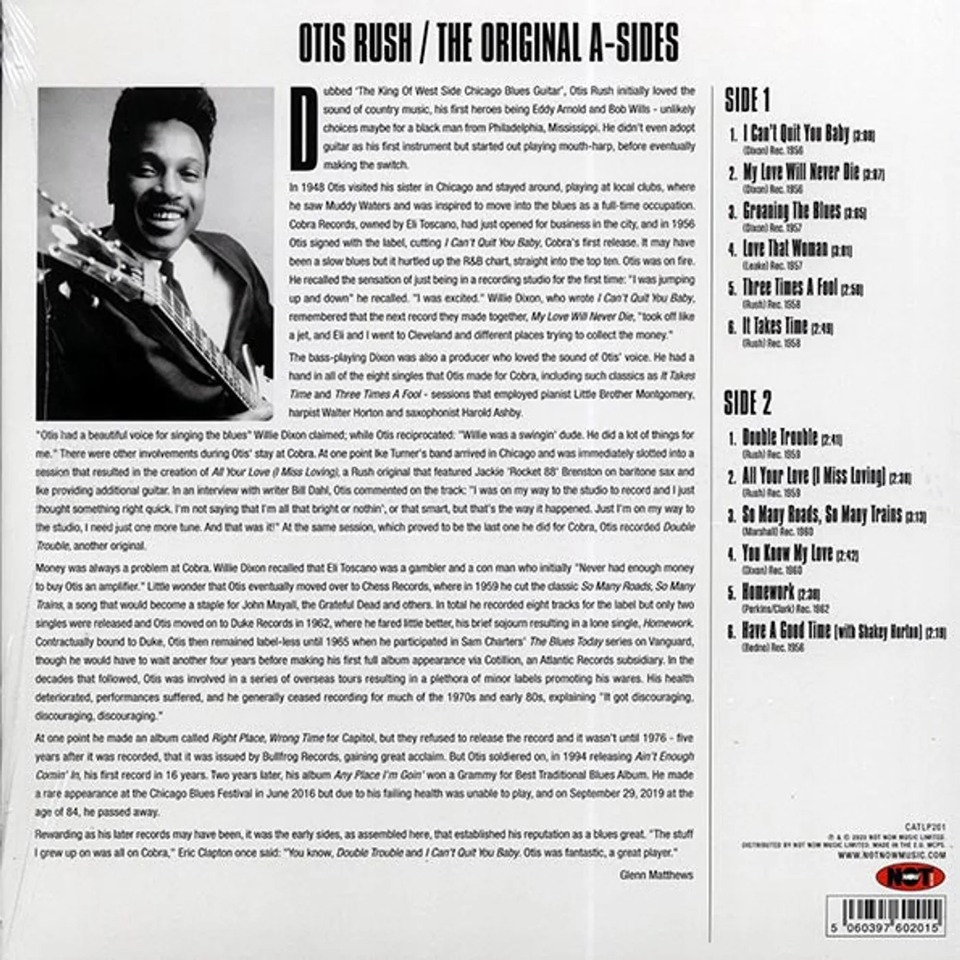 Otis Rush  LP -  The Original ASides (180g) (Vinyl)