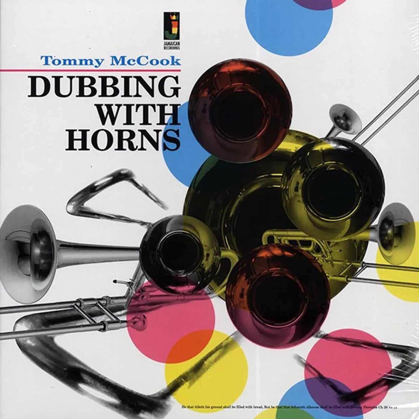 Tommy McCook  LP -  Dubbing With Horns (180g) (Vinyl)