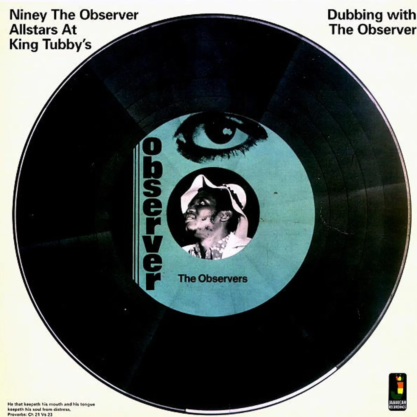 Niney The Observer  LP -  Dubbing With The Observer (180g) (Vinyl)