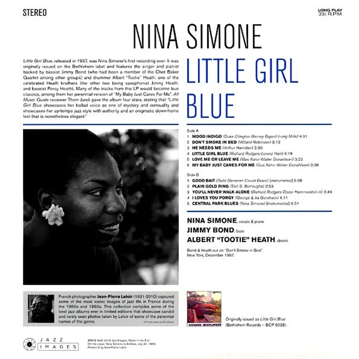 Nina Simone  LP -  Little Girl Blue (ltd. ed.) (180g) (Vinyl)
