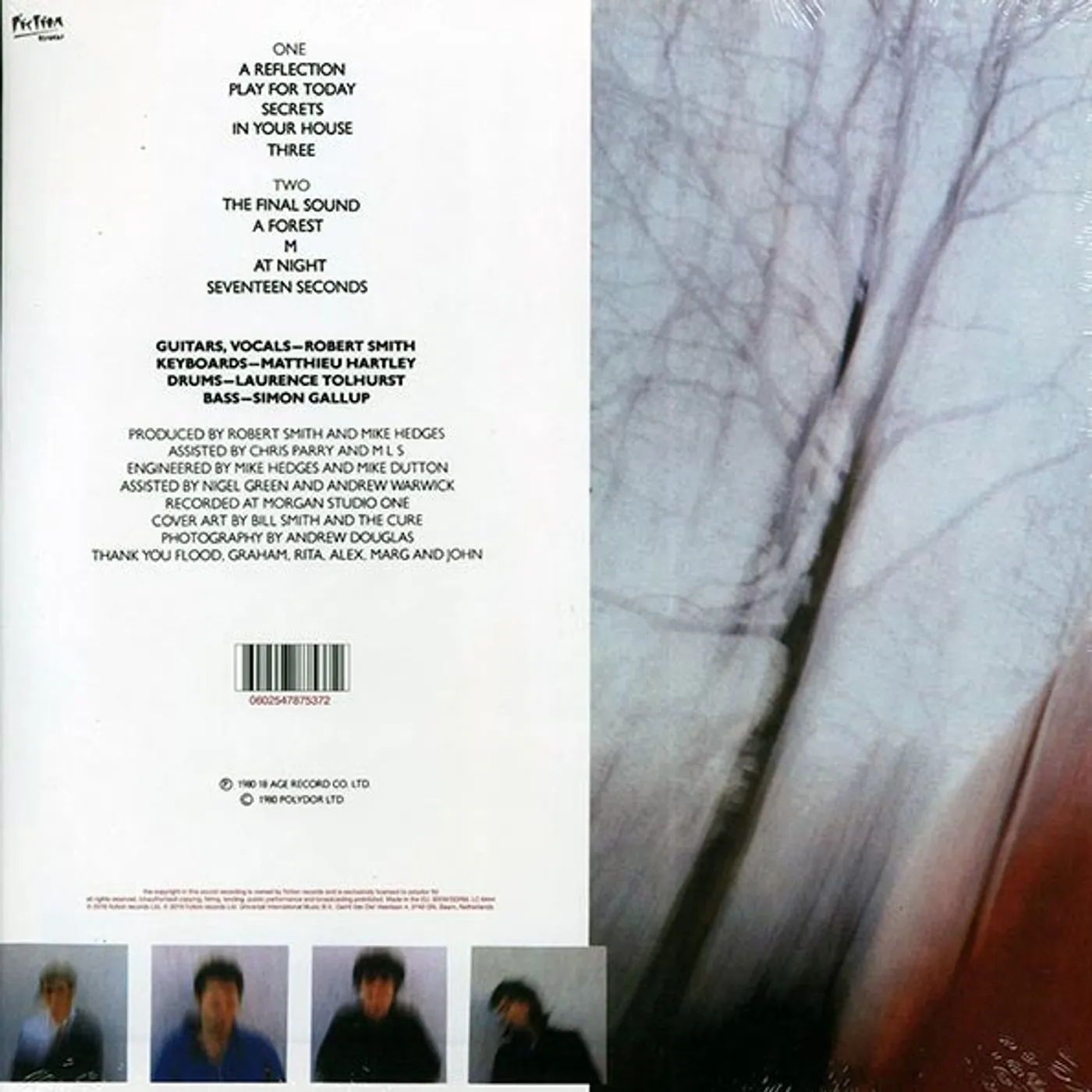 The Cure  LP -  Seventeen Seconds (incl. mp3) (180g) (remastered) (Vinyl)