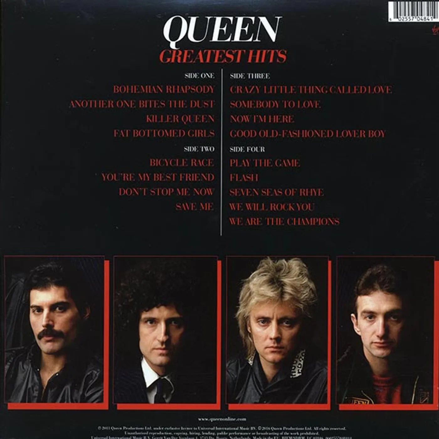 Queen LP -  Greatest Hits (stereo) (2xLP) (incl. mp3) (180g) (remastered) (Vinyl)