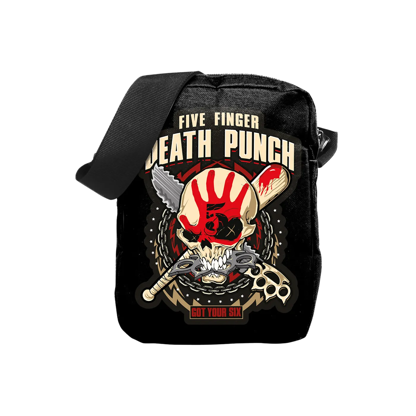 Rocksax Five Finger Death Punch Crossbody Bag - Got Your Six