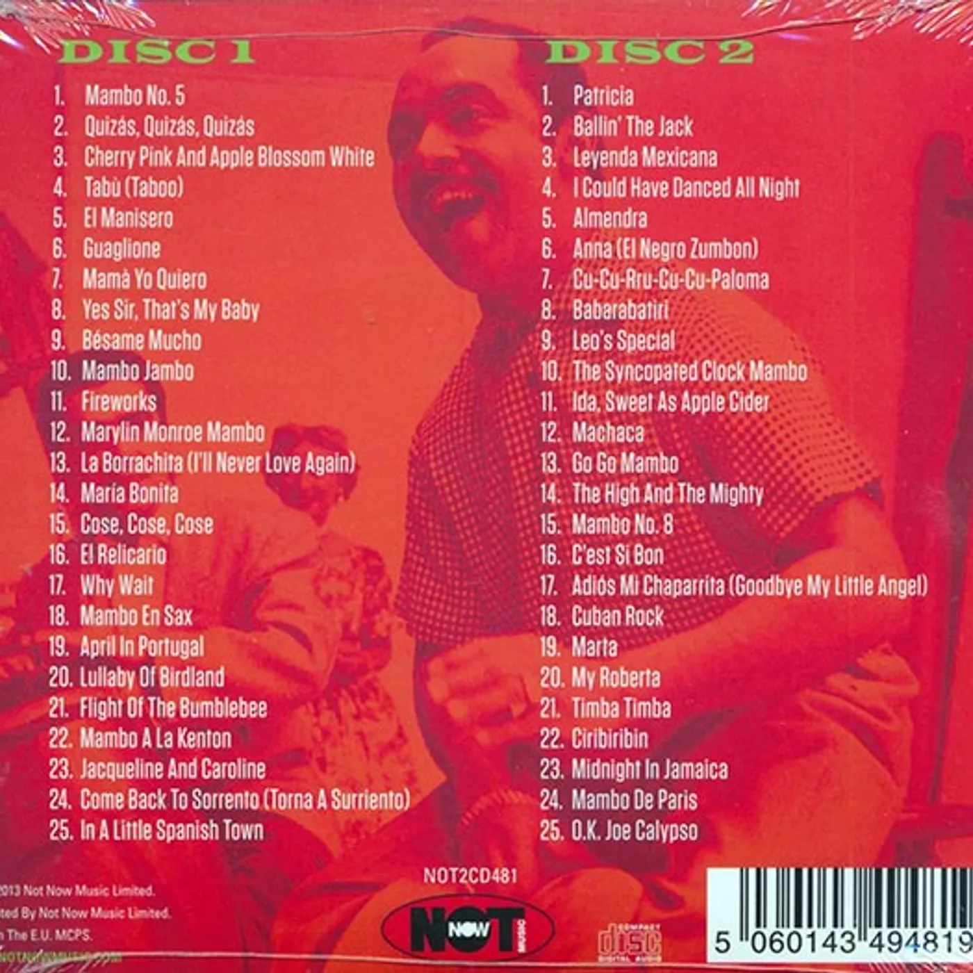 Pérez Prado  CD -  King Of Mambo (50 tracks) (2xCD) (deluxe 3 fold digipak)