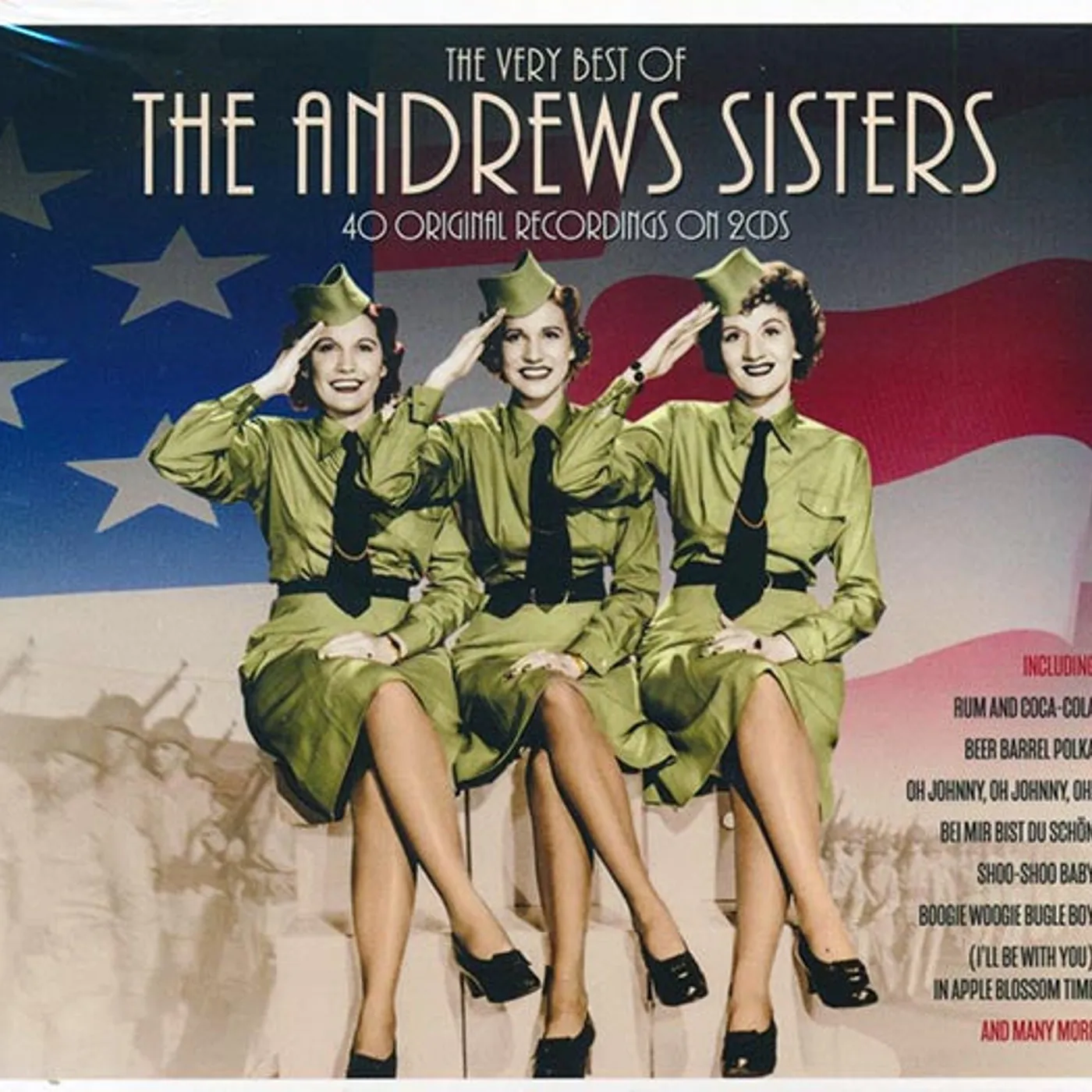 The Andrews Sisters  CD -  The Very Best Of The Andrews Sisters (40 tracks) (2xCD) (deluxe 3 fold digipak)