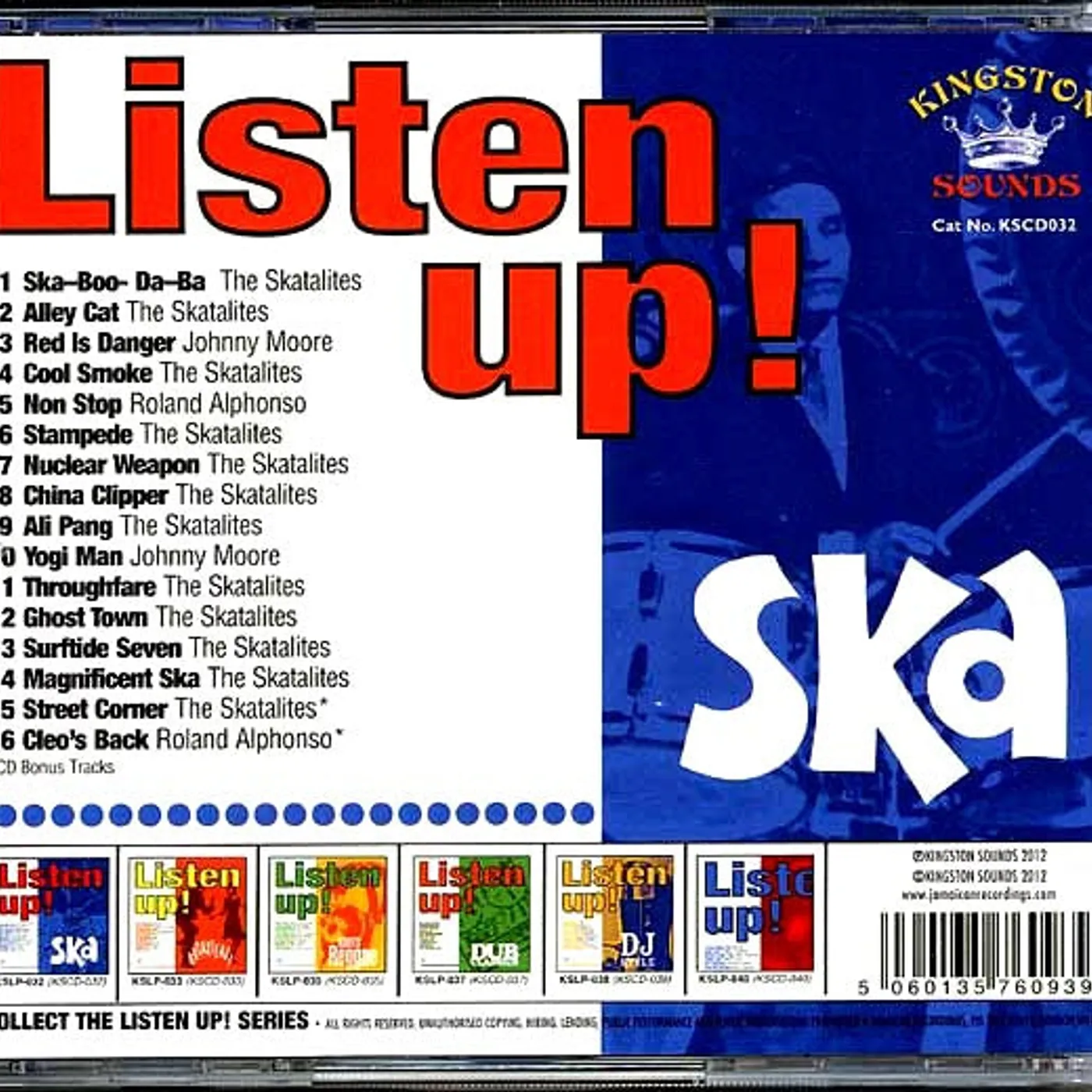 The Skatalites  CD -  Listen Up: Ska