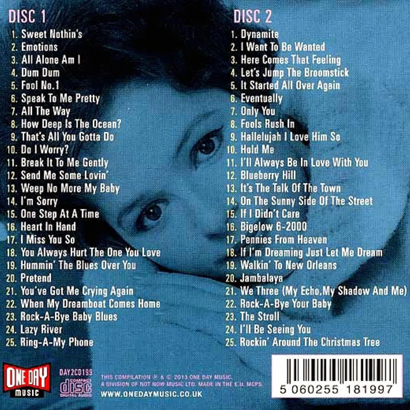 Brenda Lee  CD -  The Very Best Of Brenda Lee (50 tracks) (2xCD) (deluxe 3 fold digipak)