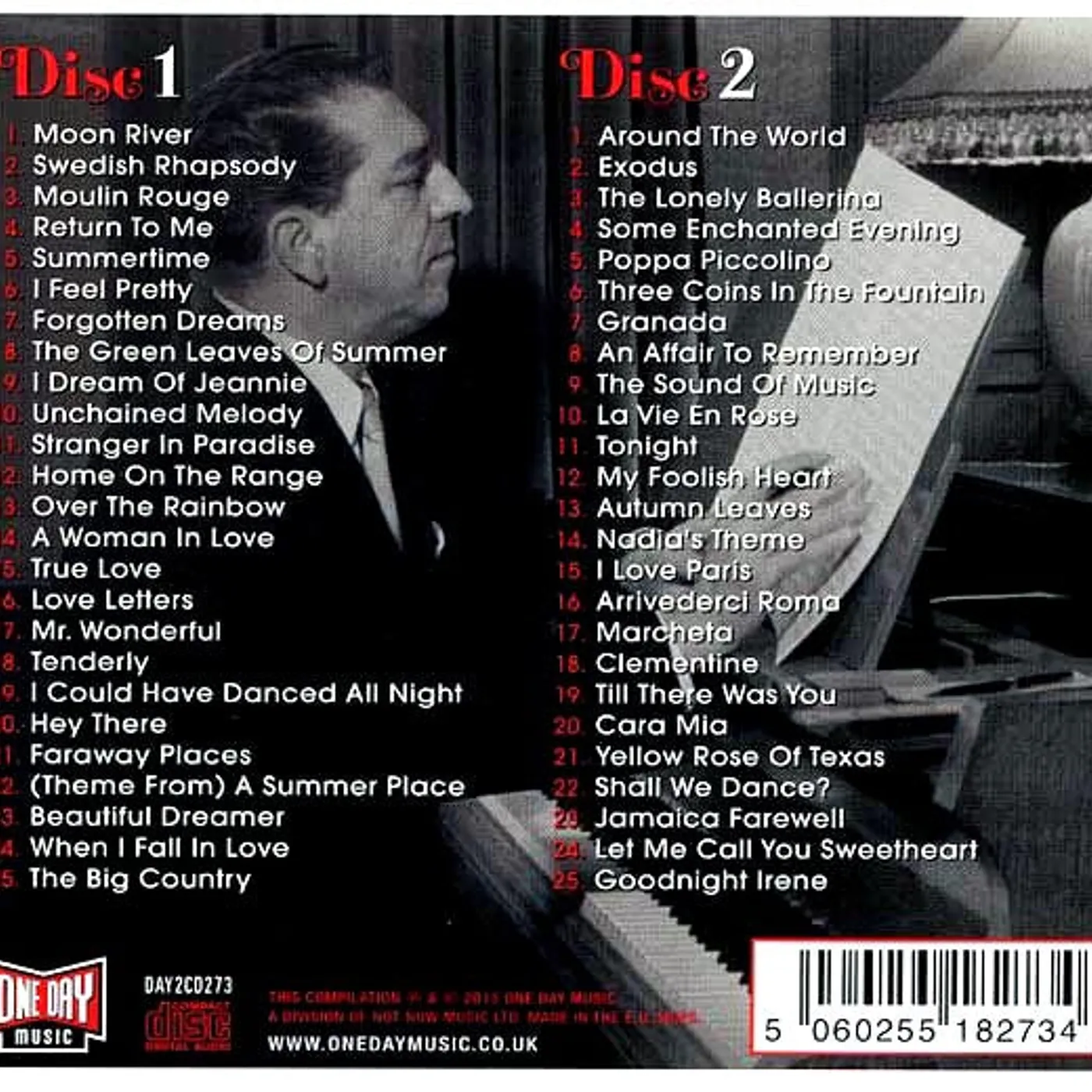 Mantovani  CD -  Moon River (50 tracks) (2xCD) (deluxe 3 fold digipak)