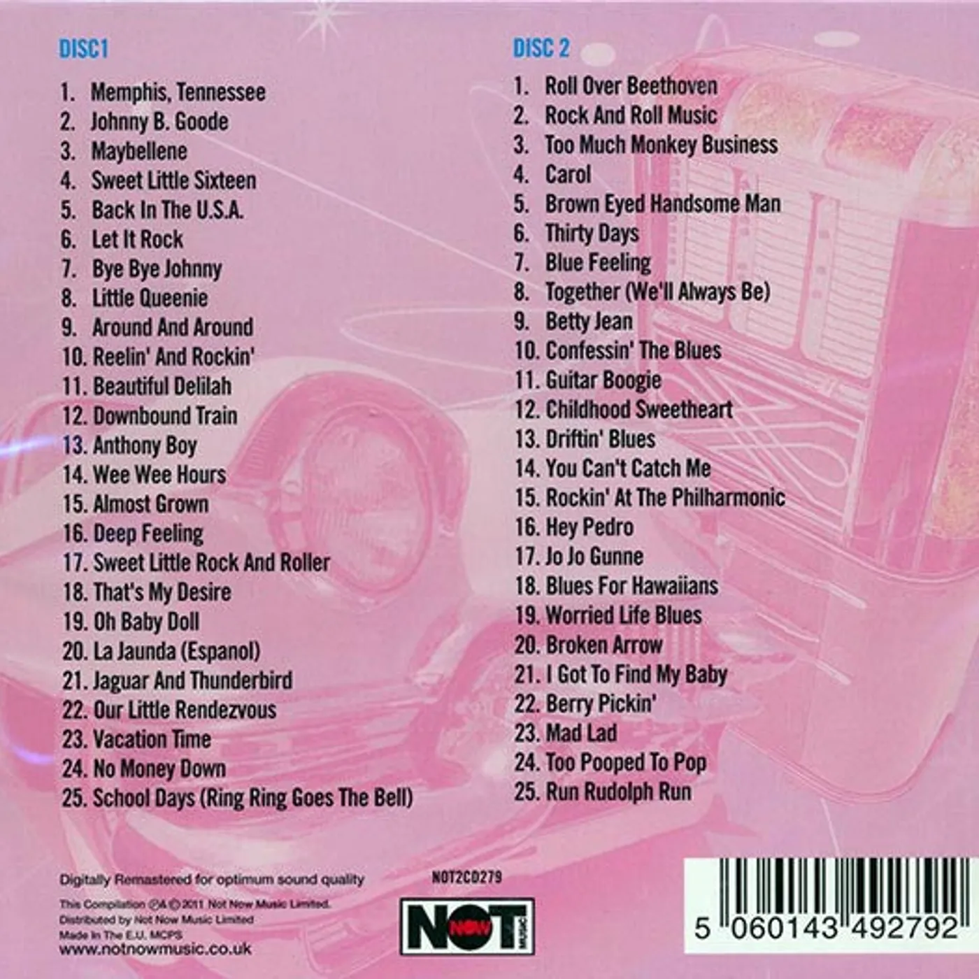 Chuck Berry  CD -  The Best Of Check Berry (50 tracks) (2xCD)