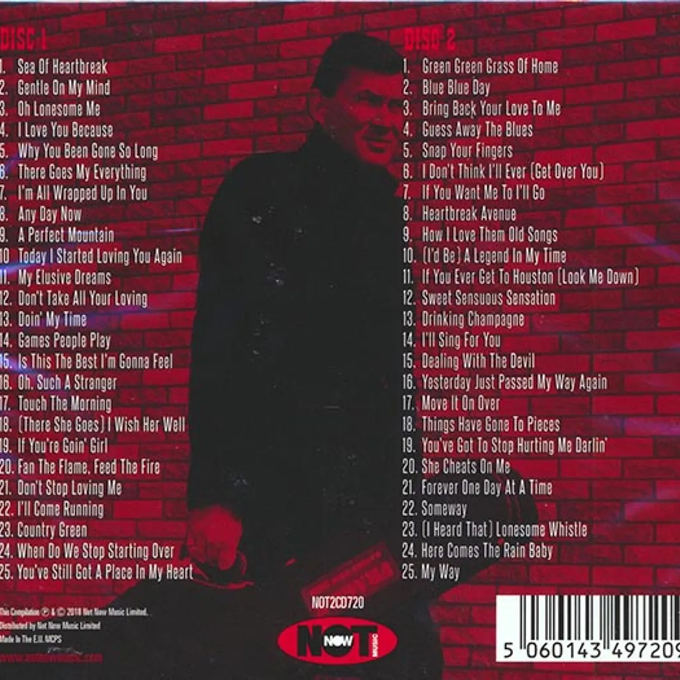 Don Gibson  CD -  The Very Best Of Don Gibson (50 tracks) (2xCD)