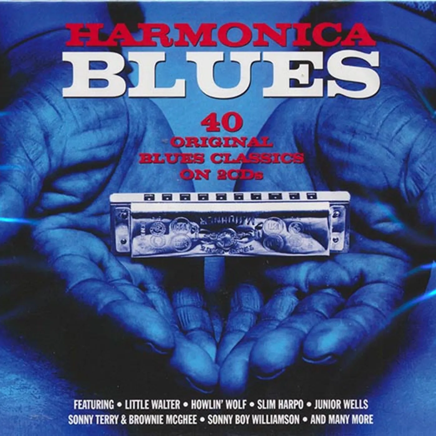 Howlin' Wolf, Slim Harpo, Junior Wells, Etc.  CD -  Harmonica Blues (40 tracks) (2xCD)