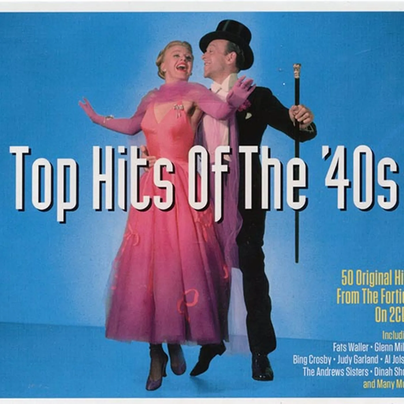 Fats Waller, Glenn Miller, Bing Crosby, Etc.  CD -  Top Hits Of The '40s (50 tracks) (2xCD)