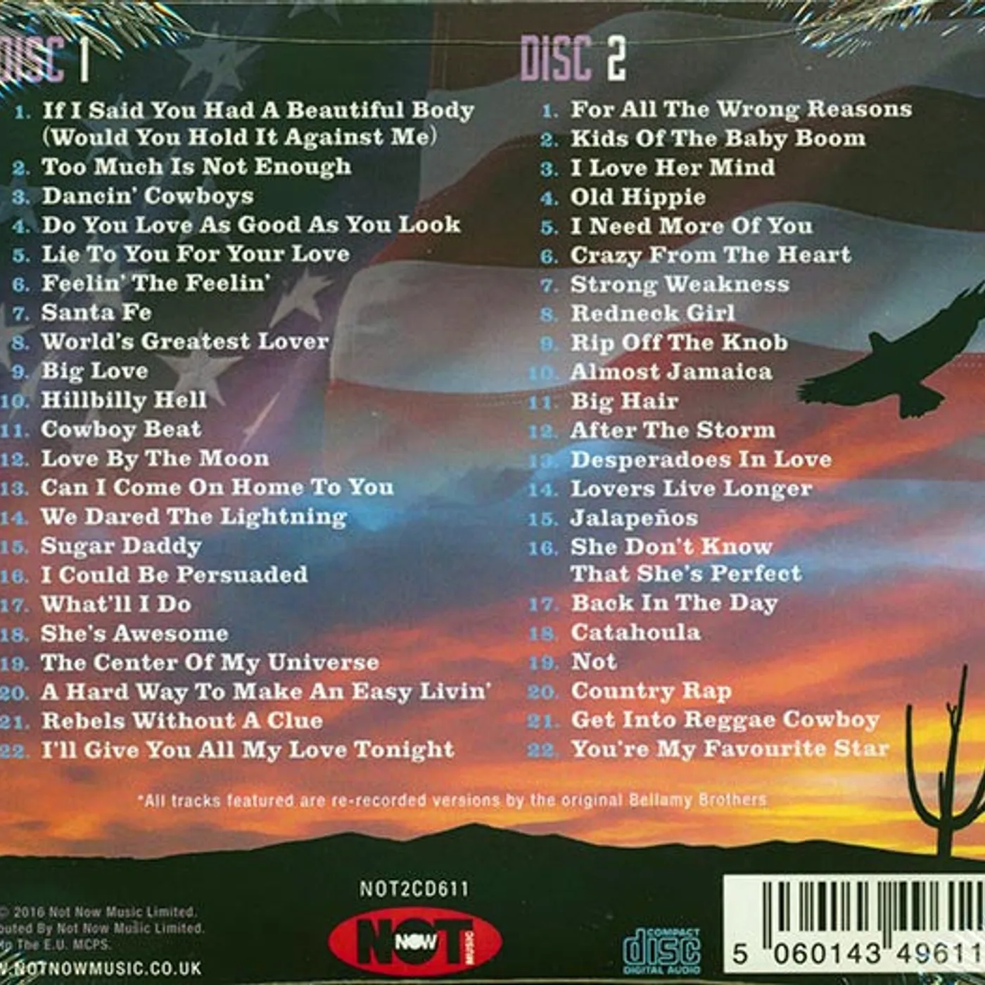 The Bellamy Brothers  CD -  The Sound Of The Bellamy Brothers (44 tracks) (2xCD)