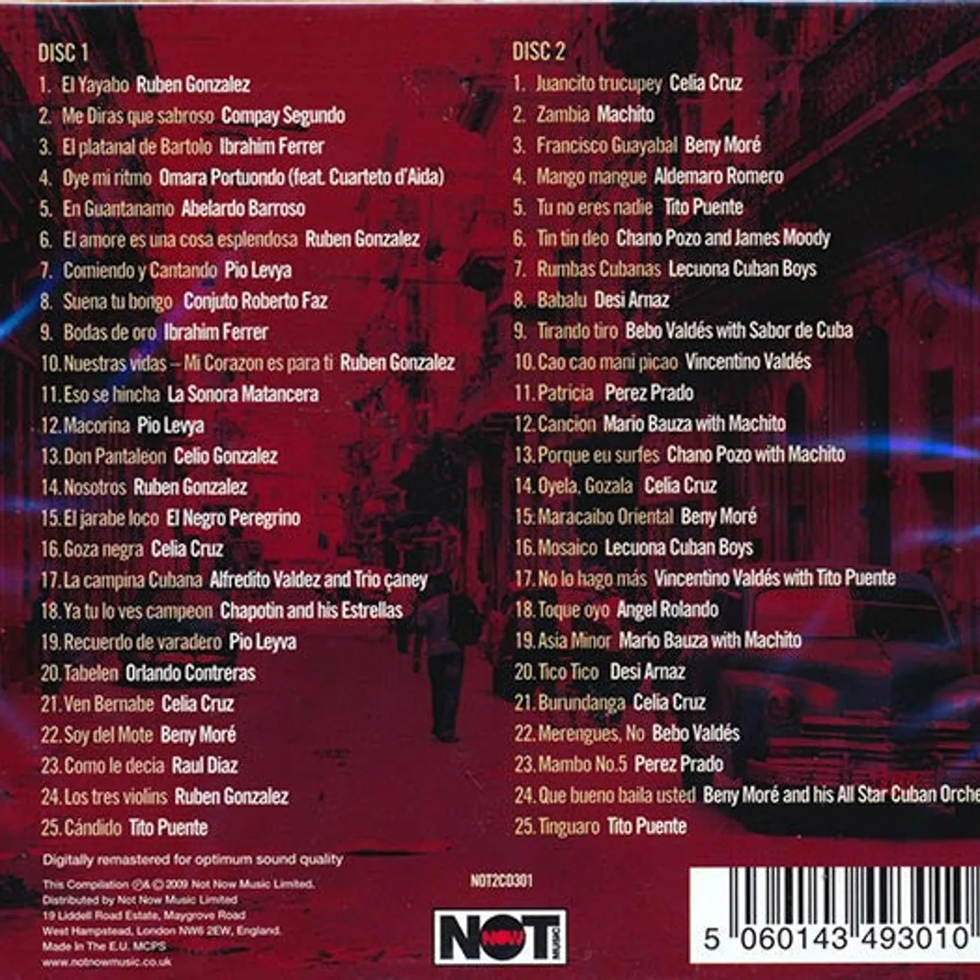 Various  CD -  The Essential Cuban Anthology (50 tracks) (2xCD)