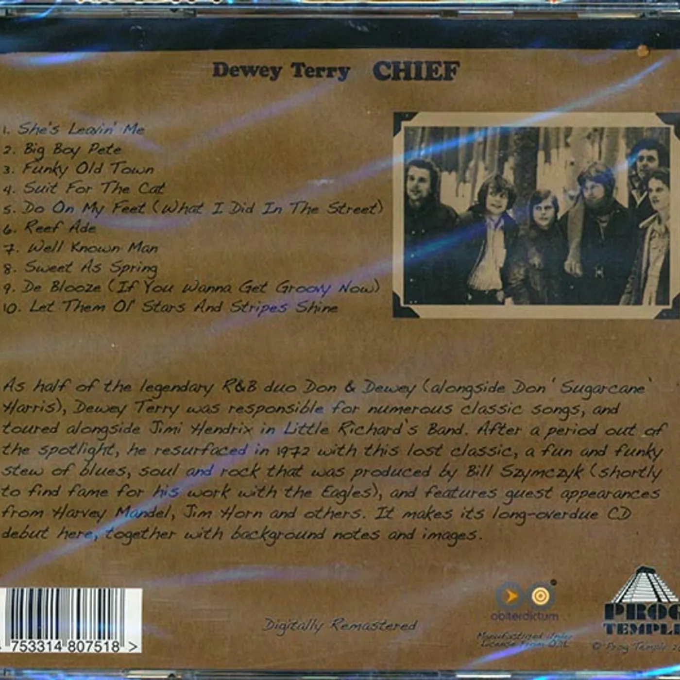 Dewey Terry  CD -  Chief (remastered)