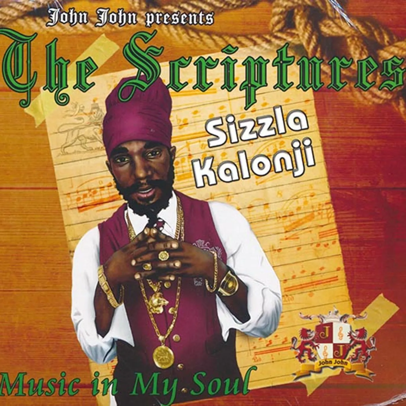 Sizzla  CD -  The Scriptures: Music In My Soul