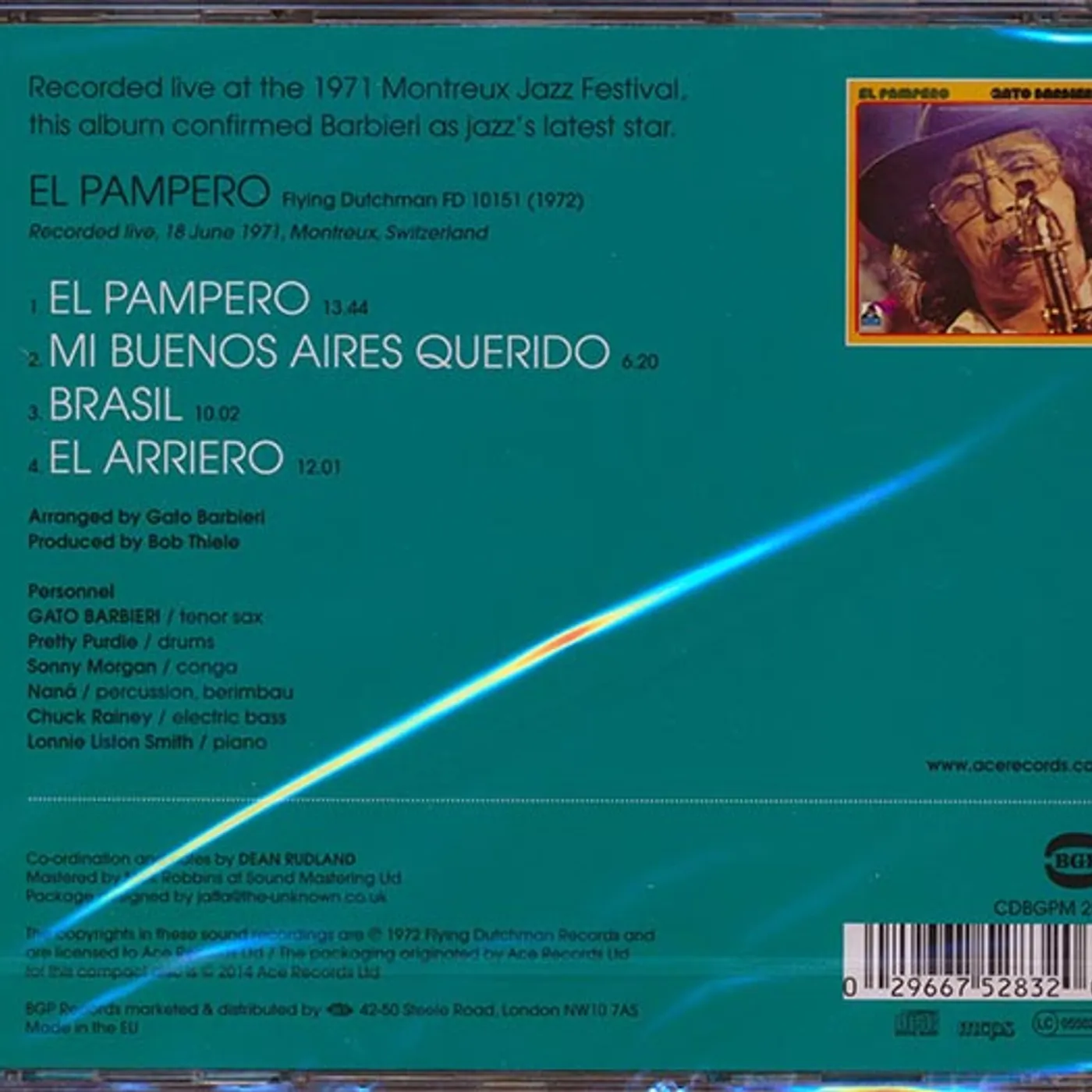 Gato Barbieri  CD -  El Pampero