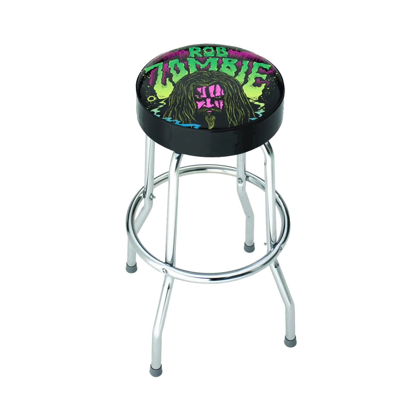 Rocksax Rob Zombie Bar Stool - Lunar