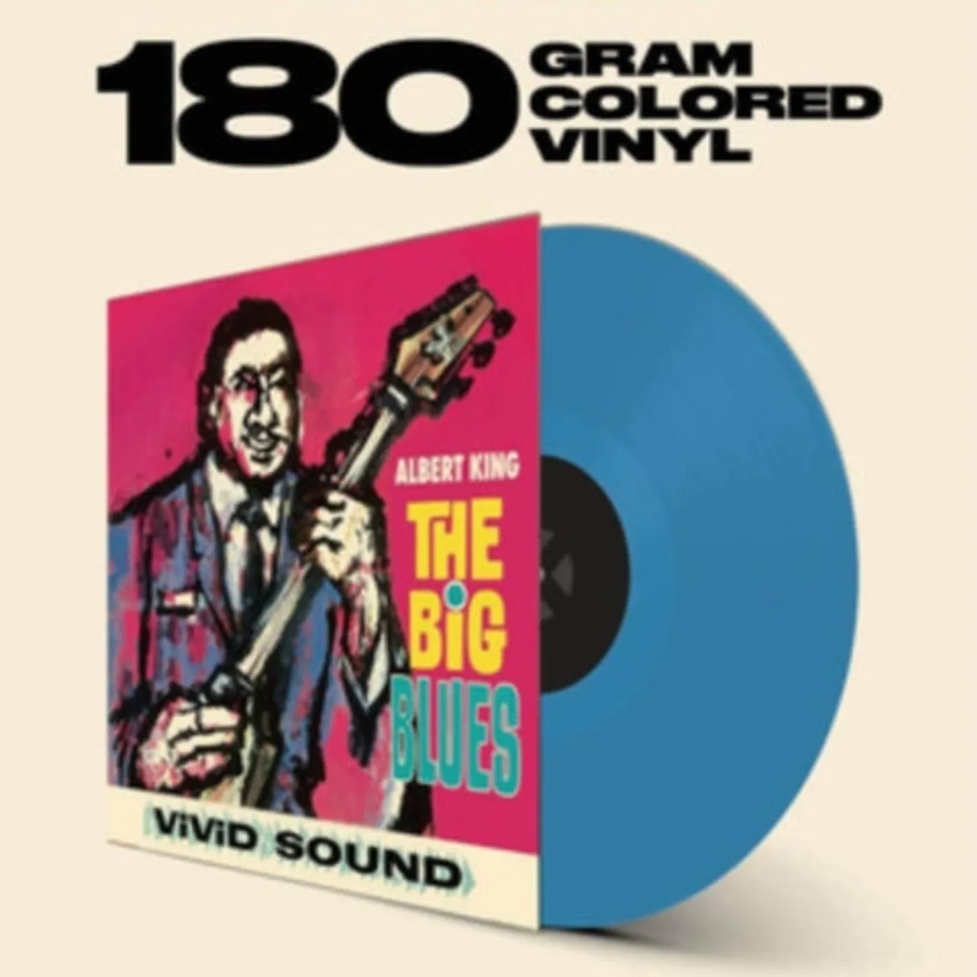 Albert King LP Vinyl Record  The Big Blues (Limited Solid Blue Vinyl)