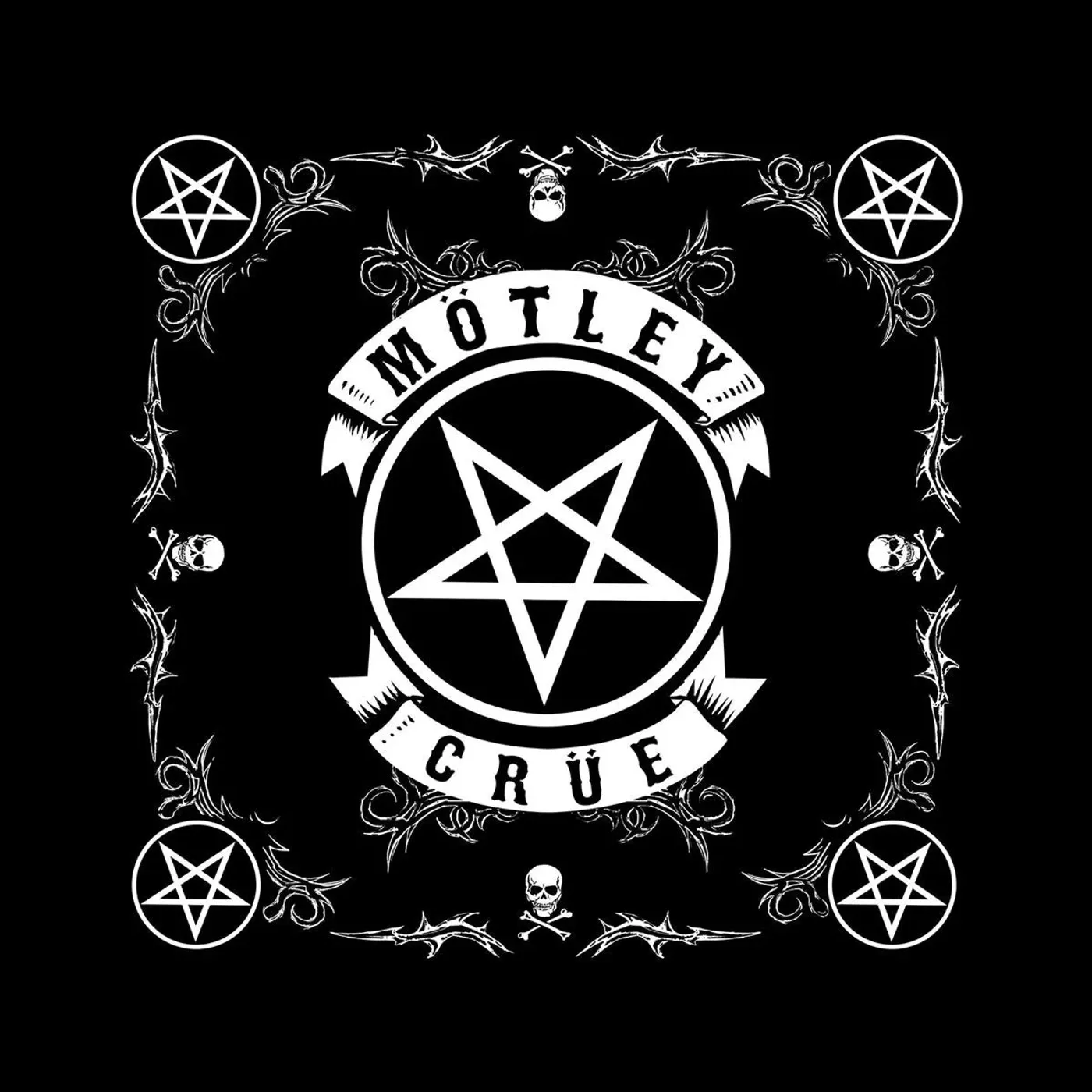 Mötley Crüe Bandana -  Pentagram