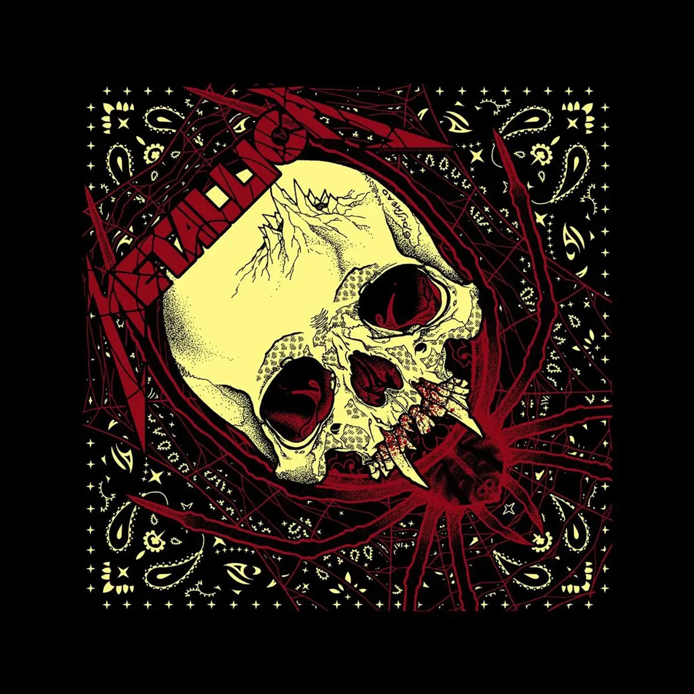 Metallica Bandana -  Spider Skull