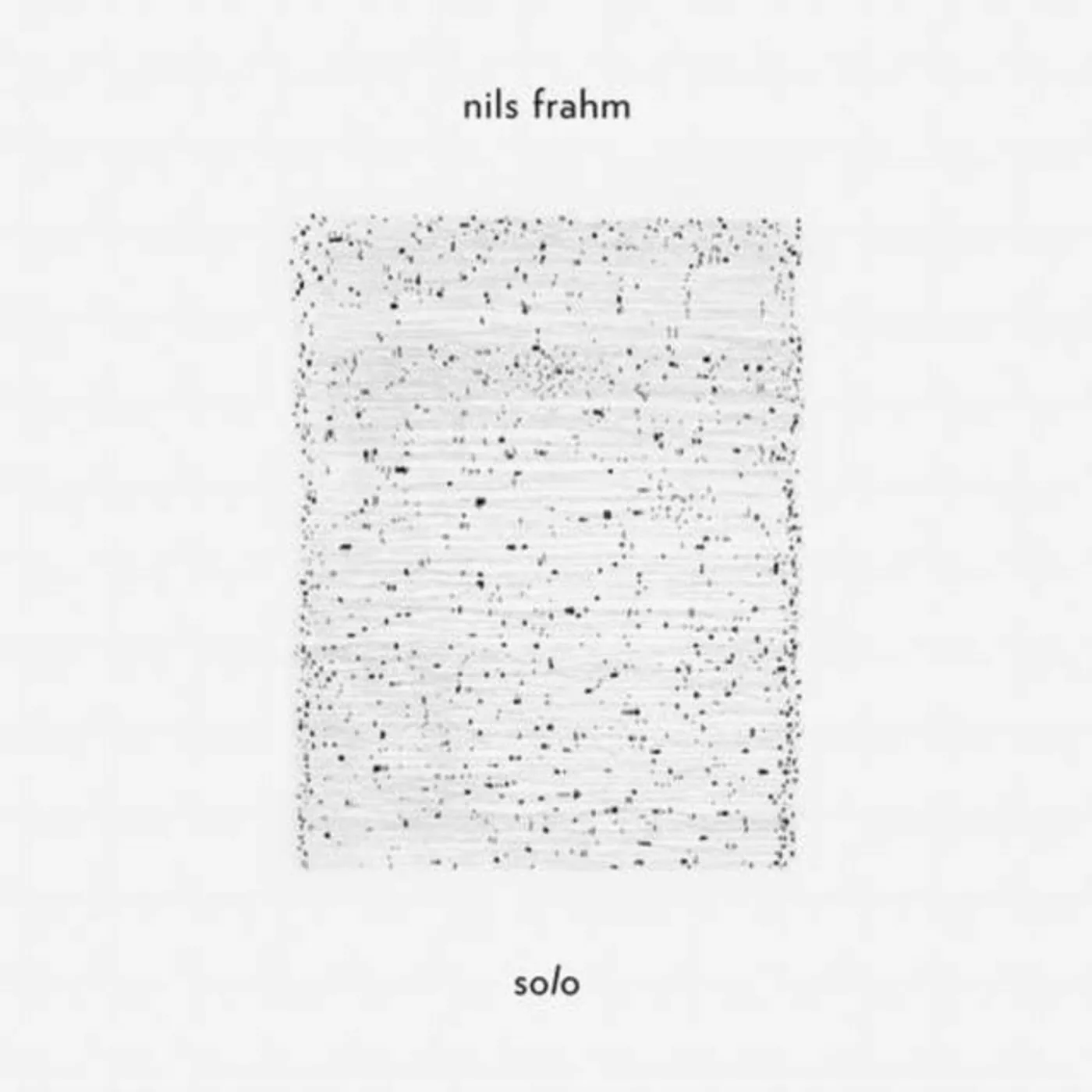 Nils Frahm LP Vinyl Record  Solo