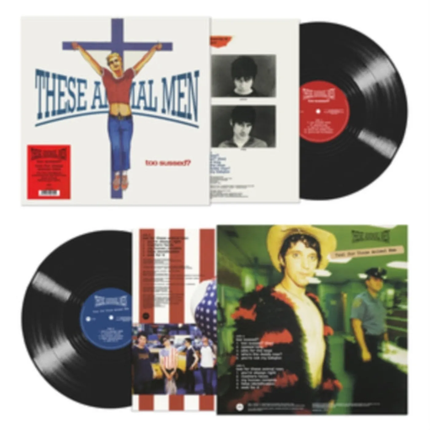 These Animal Men LP Vinyl Record - Too Sussed / Taxi For These Animal Men