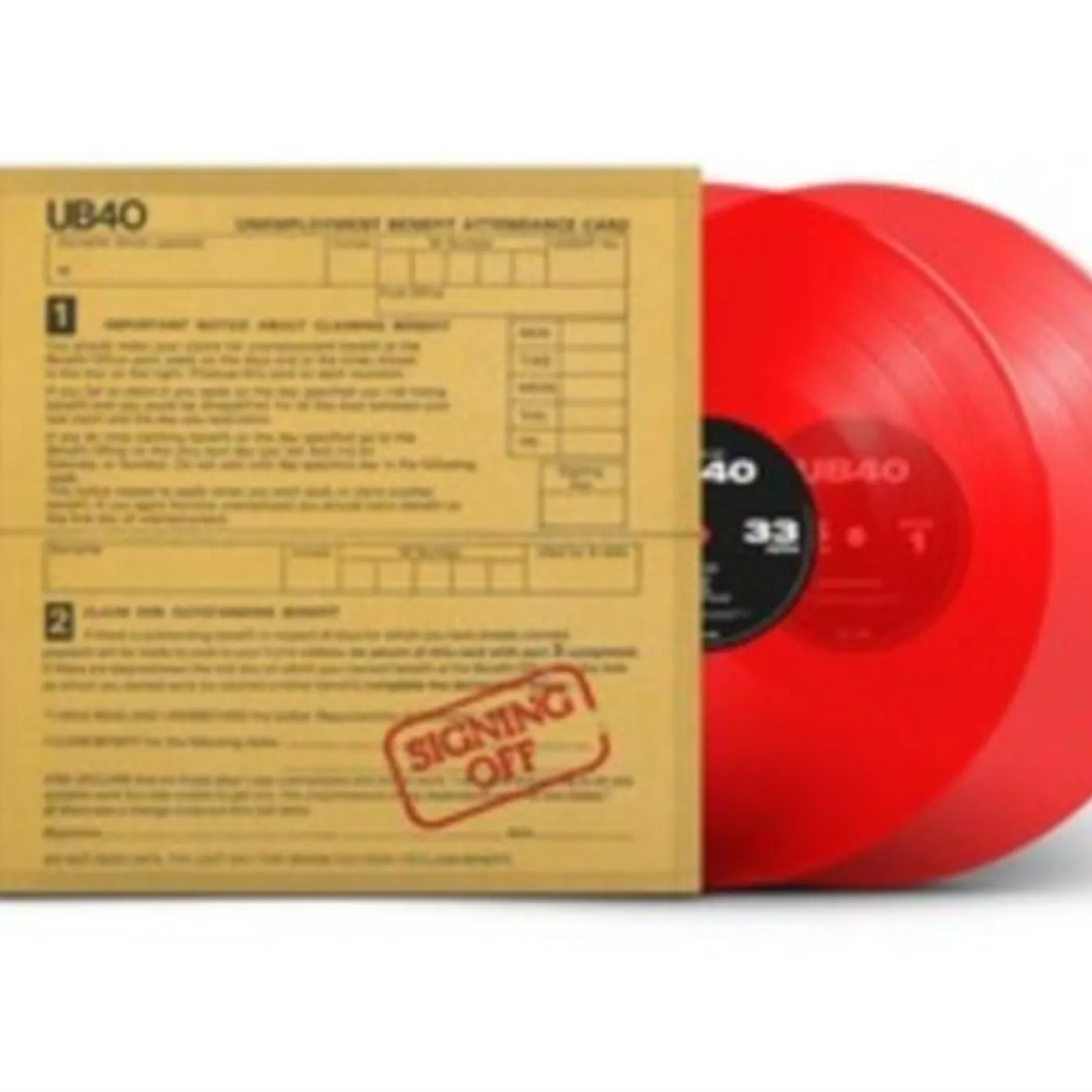 UB40 LP Vinyl Record - Signing Off (Red Vinyl)