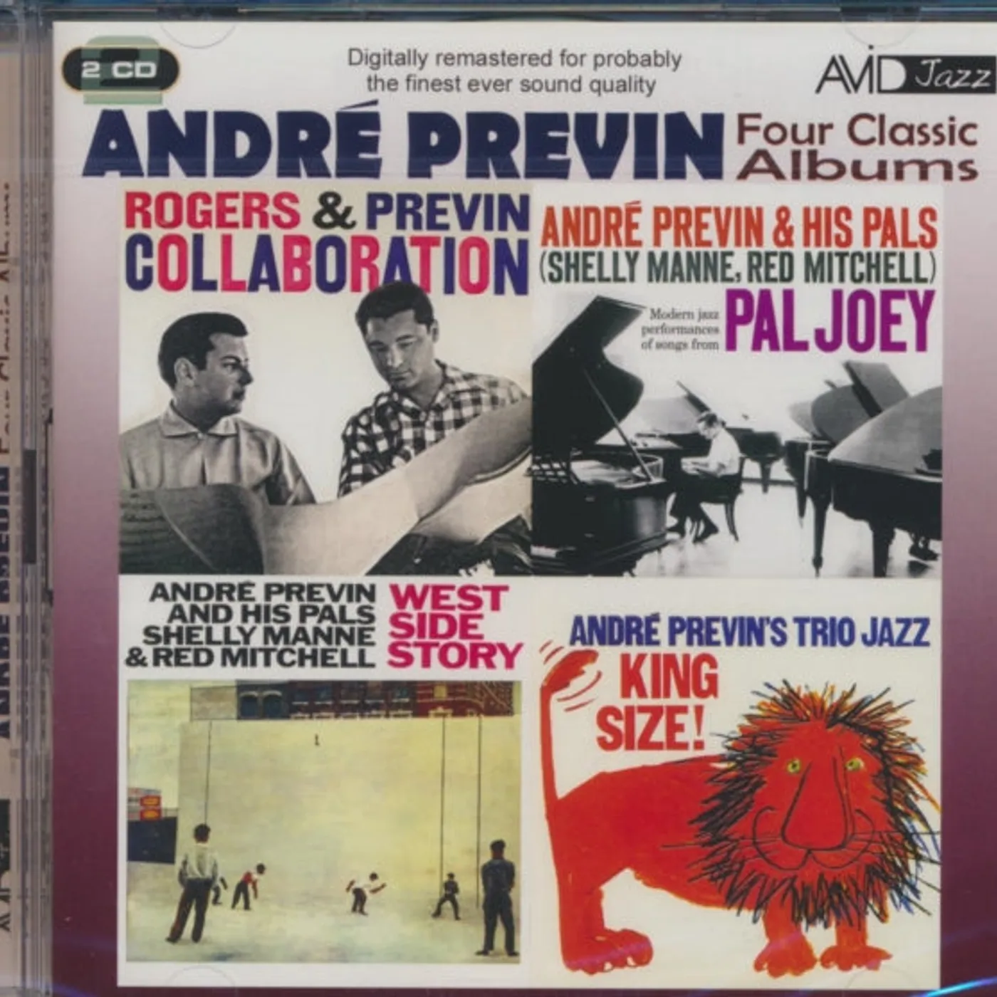 Andre Previn CD - Four Classic Albums (West Side Story / Collaboration / King Size / Pal Joey)