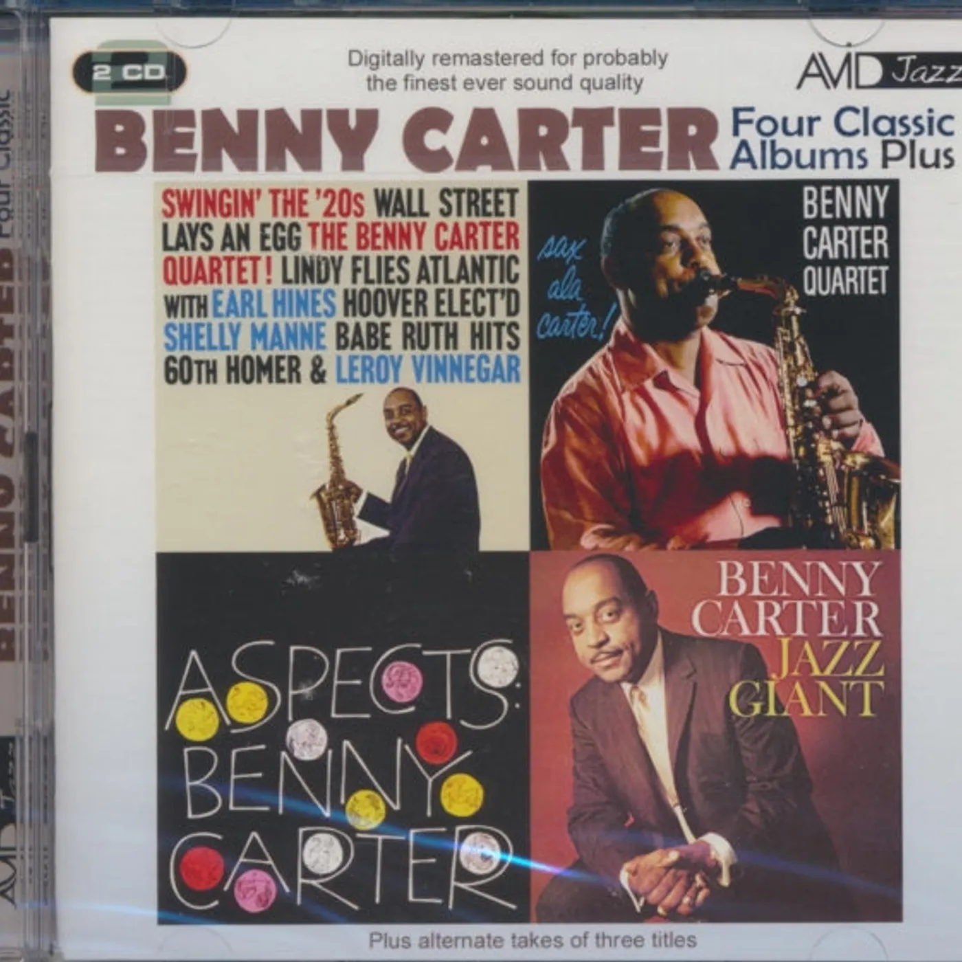 Benny Carter CD - Four Classic Albums Plus (Benny Carter. Jazz Giant / Swingin' The '20. 's / Sax Ala Carter! / Aspects)