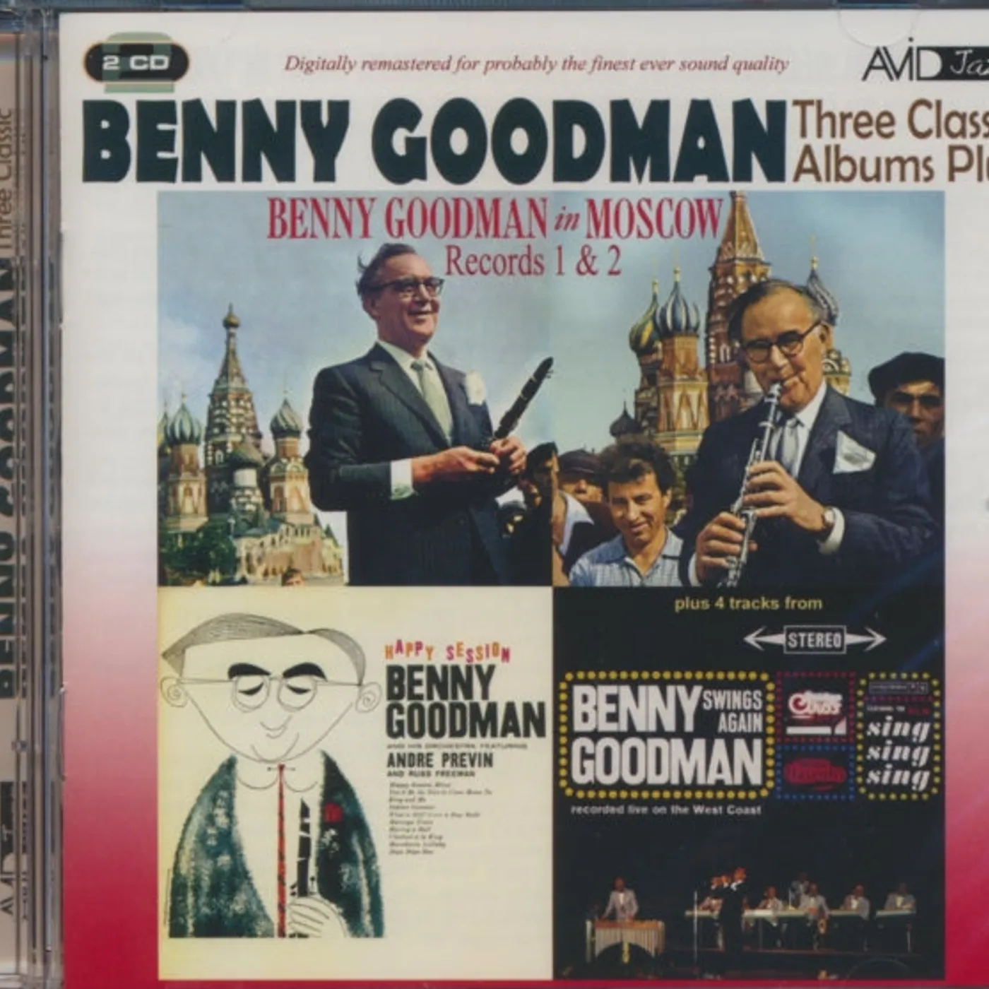 Benny Goodman CD - Three Classic Albums Plus (Benny Goodman In Moscow Record One / Benny Goodman In Moscow Record Two / Happy Session)