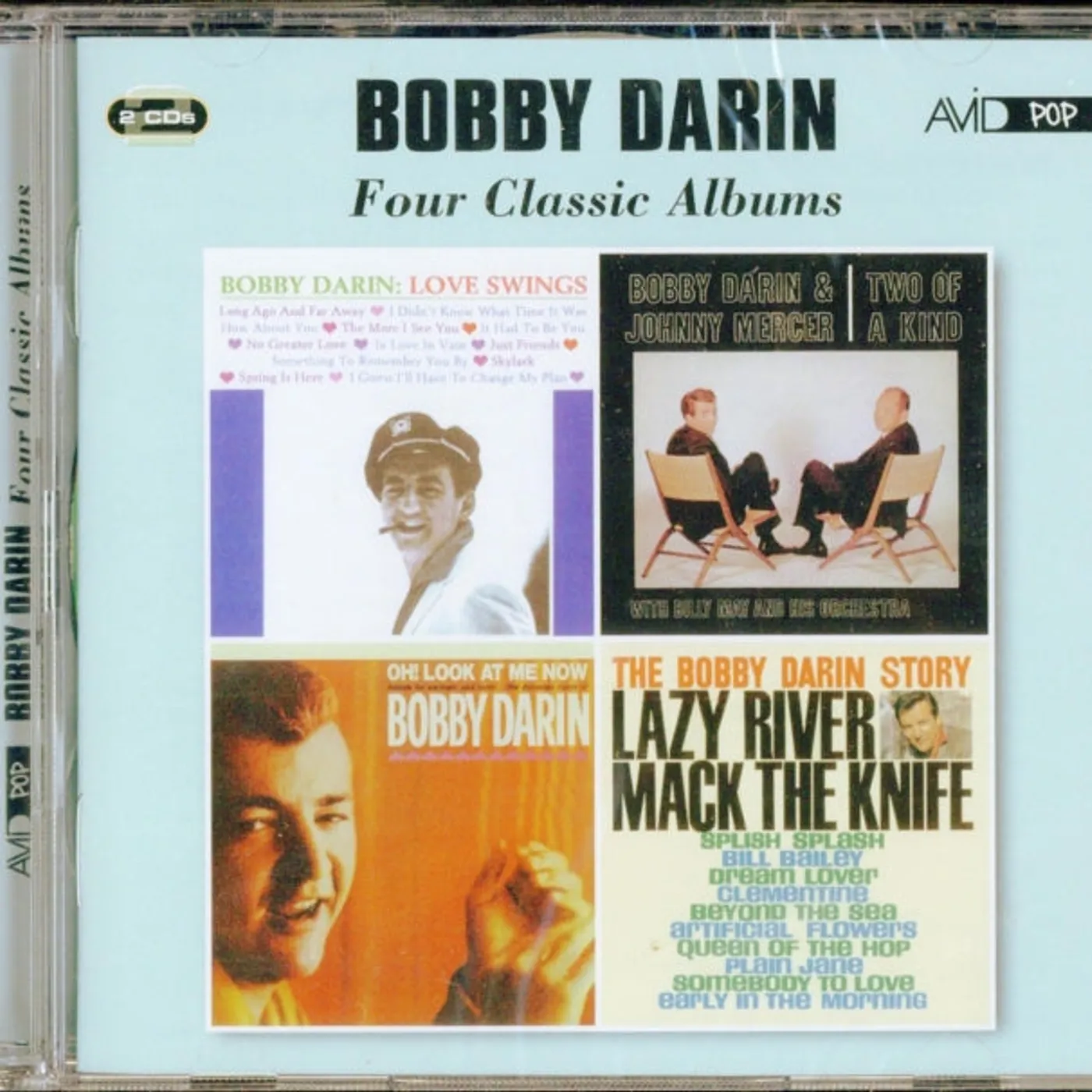 Bobby Darin CD - Four Classic Albums (Love Swings / Two Of A Kind / The Bobby Darin Story / Oh! Look At Me Now)