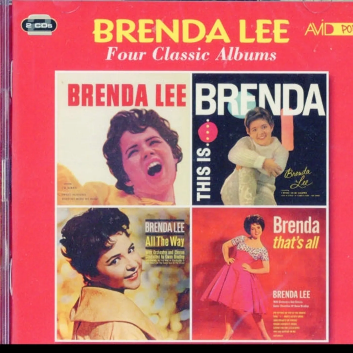 Brenda Lee CD - Four Classic Albums (Brenda Lee (Miss Dynamite) / This Is Brenda / All The Way / Brenda. That's All)