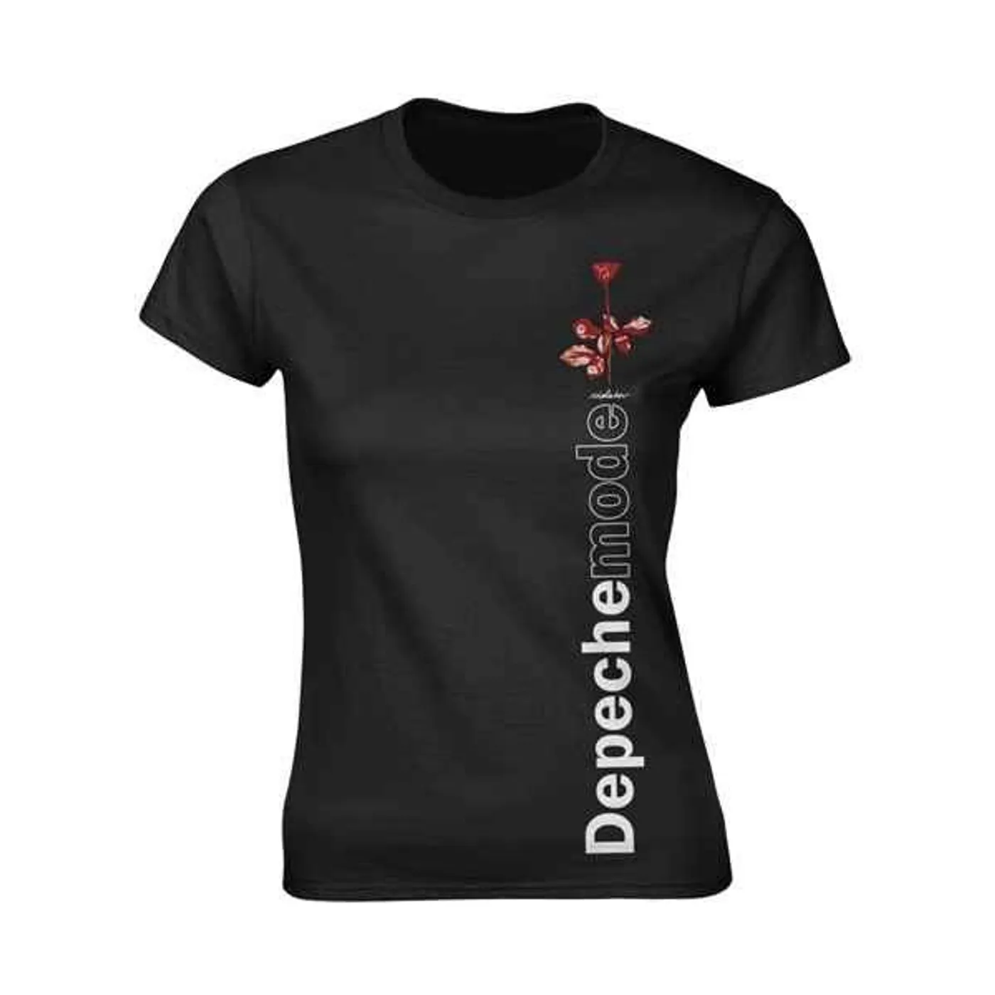Depeche Mode Women's T Shirt - Violator Side Rose