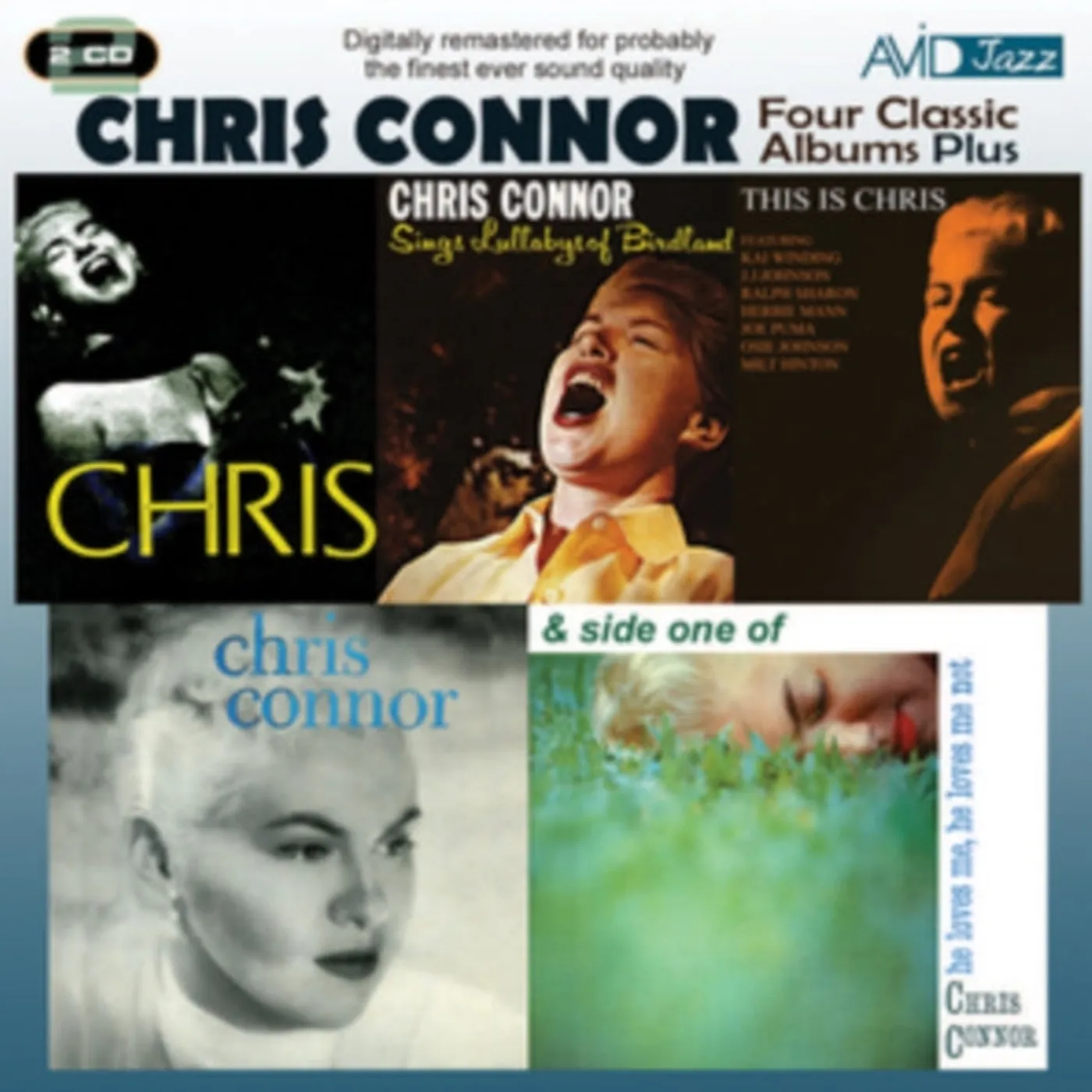 Chris Connor CD - Chris Connor  Four Classic Albums Plus