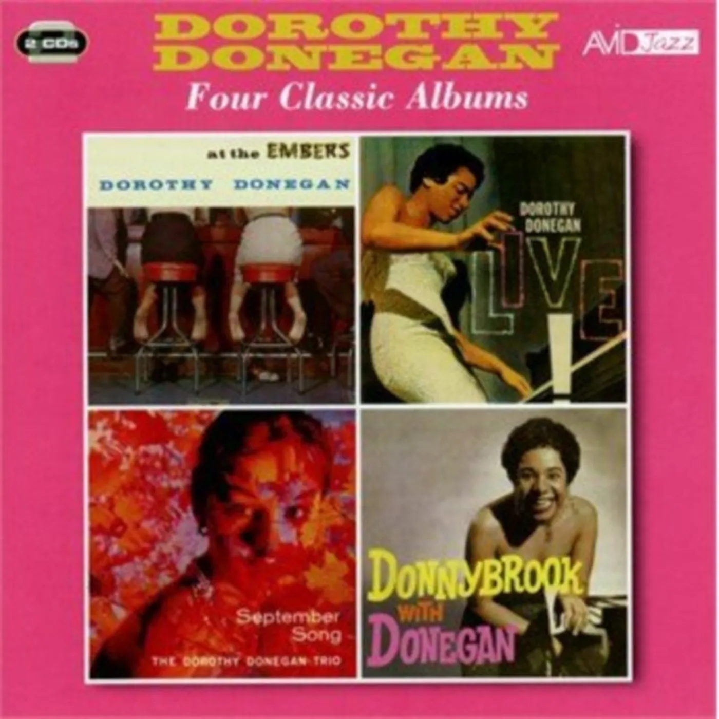 Dorothy Donegan CD - Four Classic Albums (At The Embers / Live / September Song / Donnybrook With Donegan)