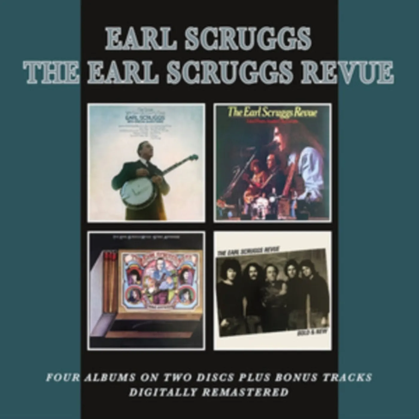 Earl Scruggs / The Earl Scruggs Revue CD - I Saw The Light With Some HeLP Vinyl Record From My Friends / Live! From Austin City Limits / Strike Anywhere / Bold & New