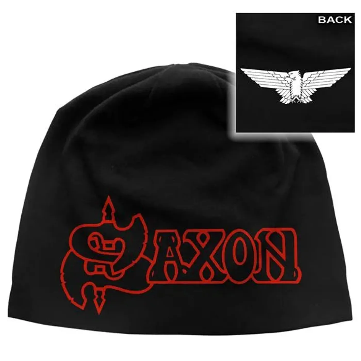 Saxon Beanie - Logo & Eagle