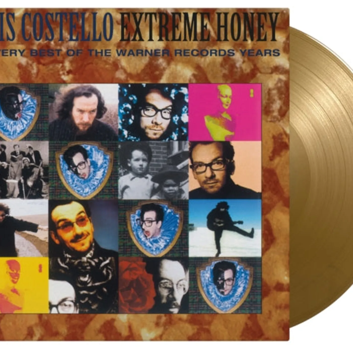 Elvis Costello LP Vinyl Record - Extreme Honey (Very Best Of Warner Years) (Coloured Vinyl)