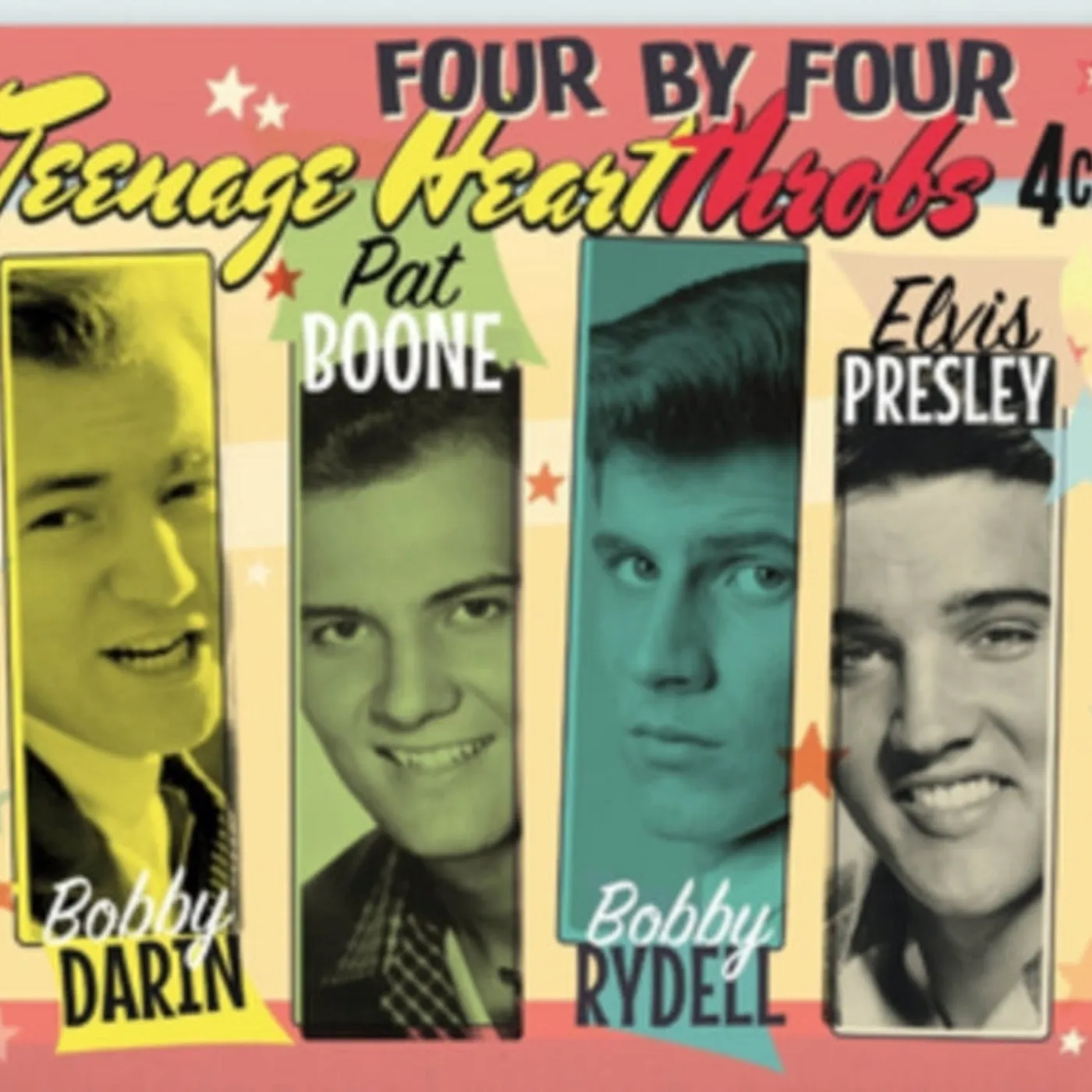 Bobby Darin, Pat Boone, Bobby Rydell, Elvis Presley CD - Teenage Heartthrobs