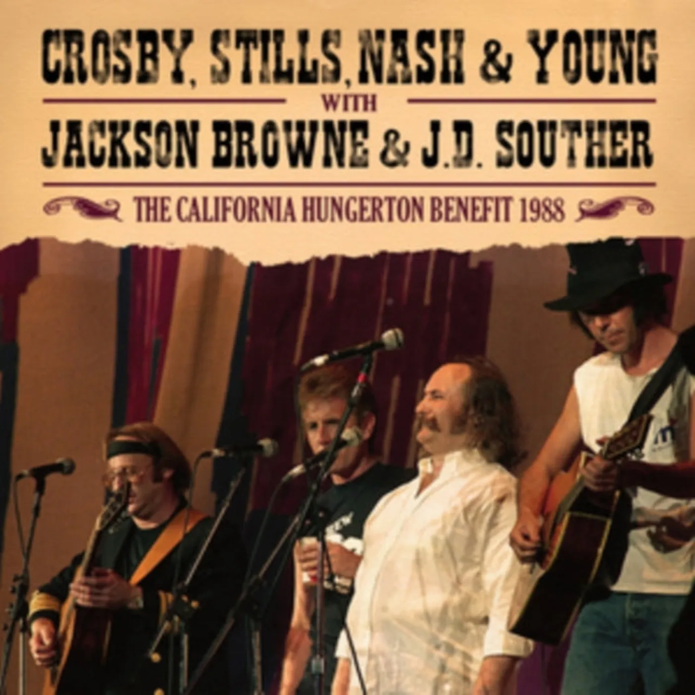 Crosby, Stills, Nash & Young CD - The California Hungerton Benefit 1988